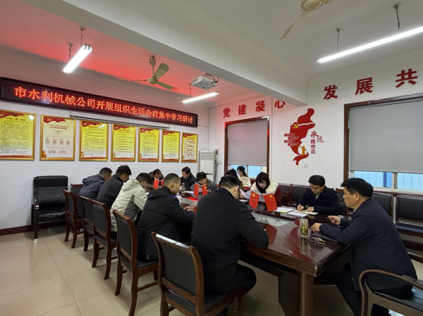 开展2025年度组织生活会前集中学习研讨会