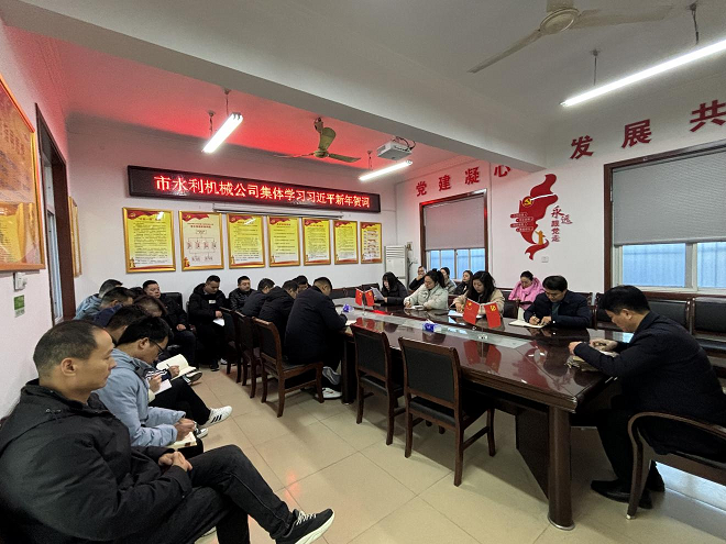 组织开展学习习近平新年贺词主题党日活动
